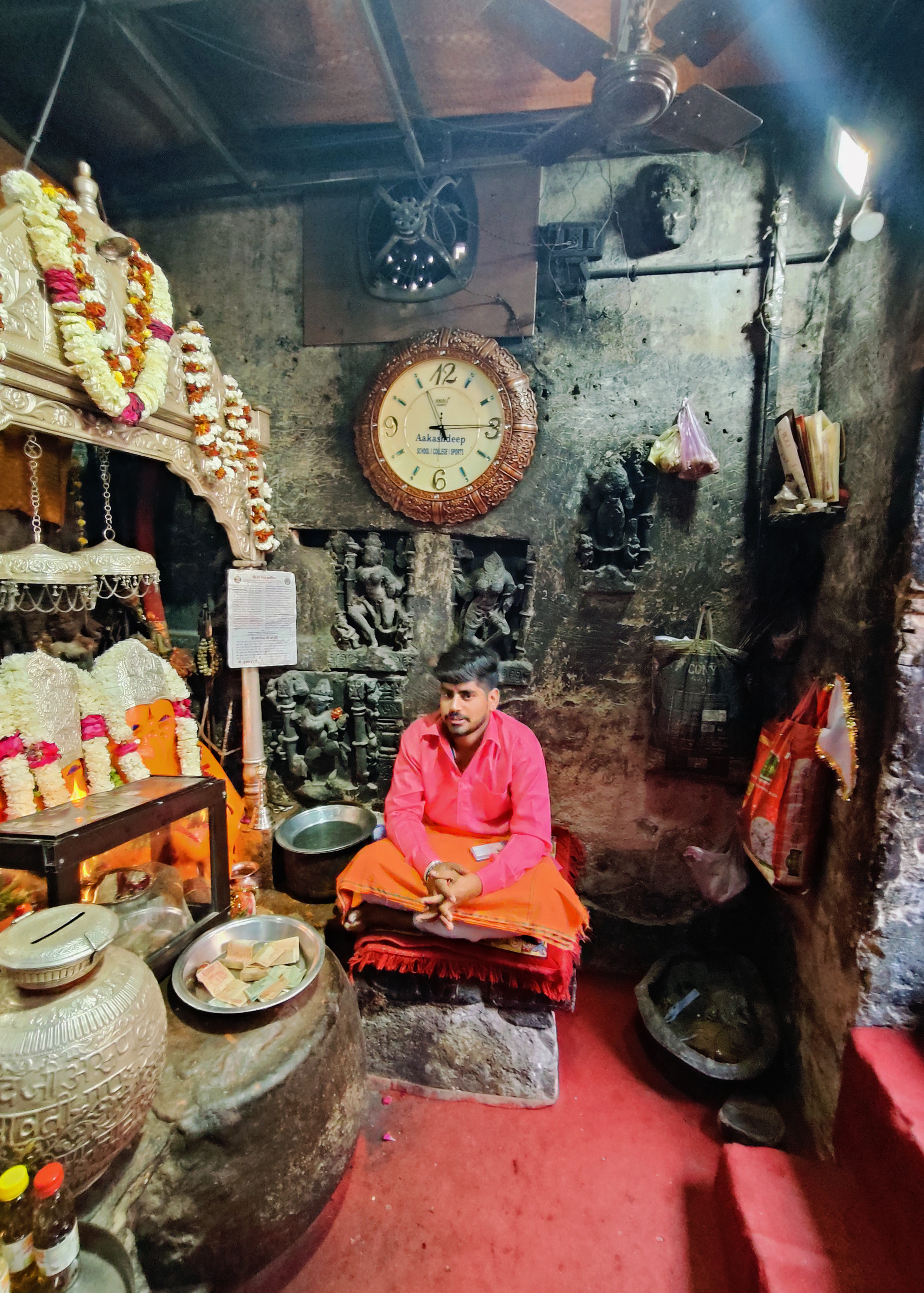 Image 1: Near the Harshnath temple complex is the Bhairon shrine, with a semi-iconic rock known locally as the Harsha Bhairon.