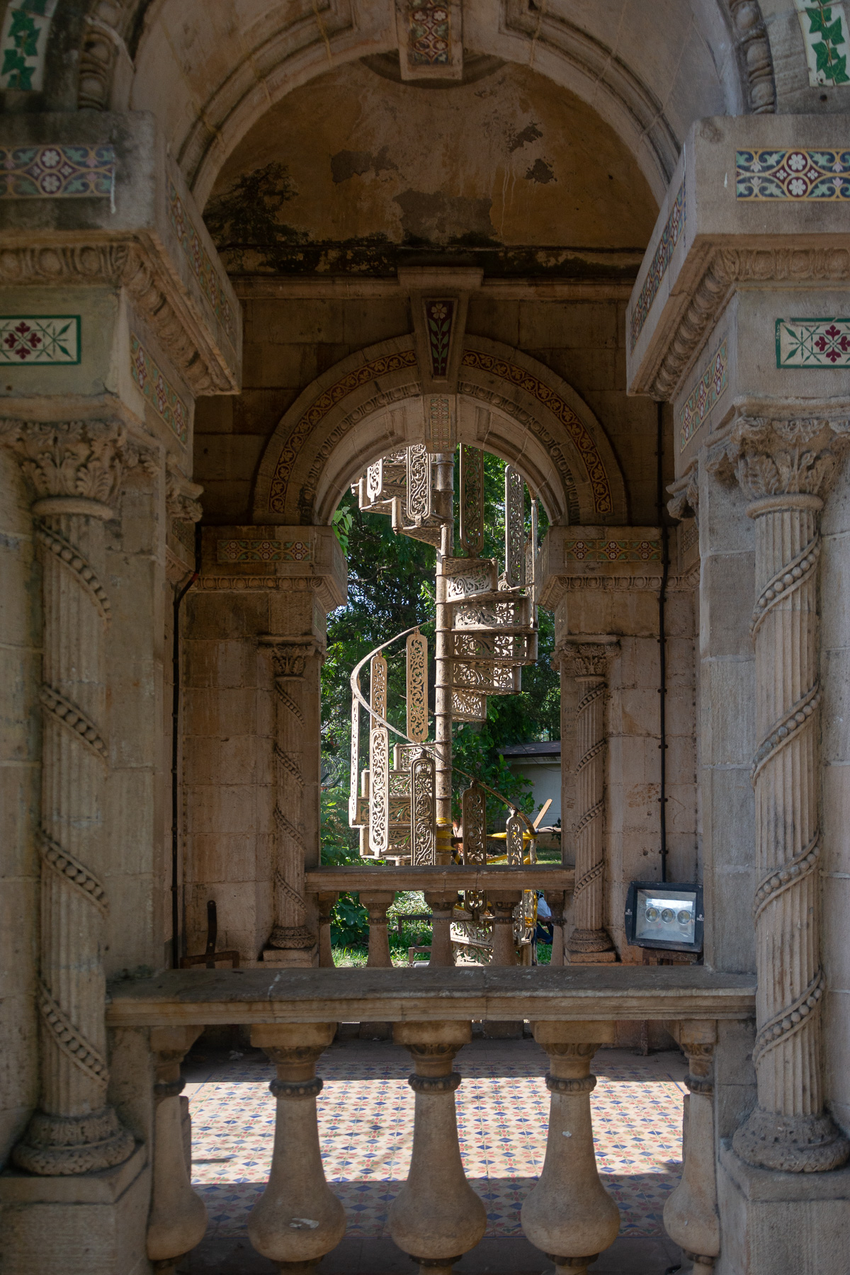 Spiral staircase, David Sassoon Clock Tower